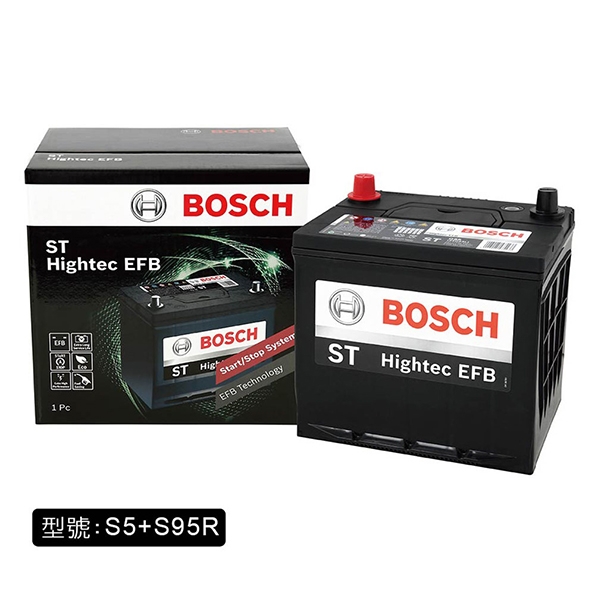 【BOSCH 博世】S5+S95R EFB電瓶70AH 汽車電瓶 