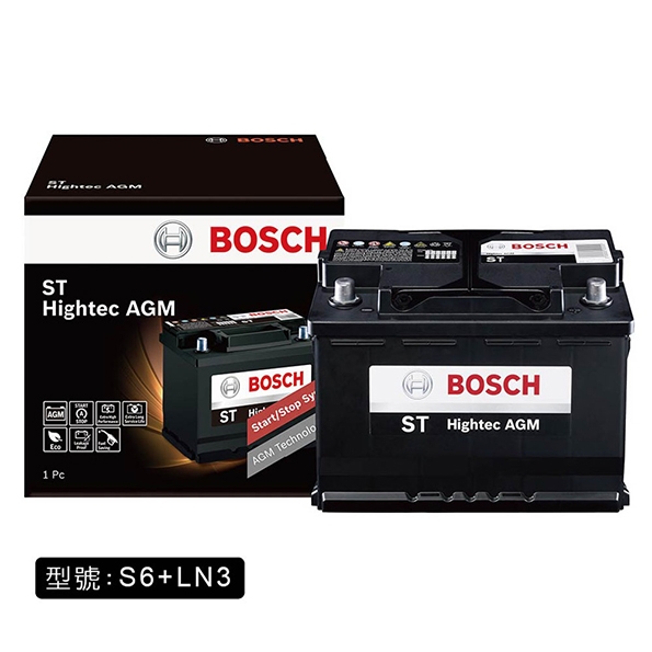 【BOSCH 博世】S6+LN3 AGM電瓶70A  歐系汽車電瓶  